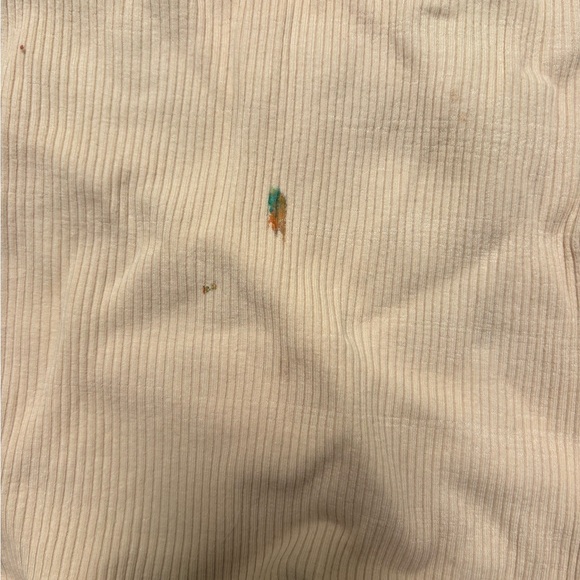 Pink Chicken Ribbed Cream Top - Picture 2 of 3